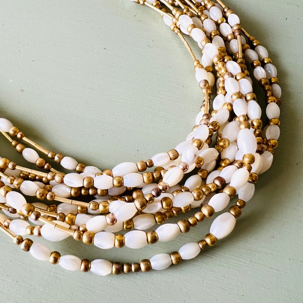 VTG Deadstock MOP Necklace